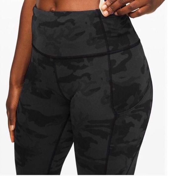 NWT Lululemon Fast and Free Tight 25” incognito camo - Picture 2 of 9